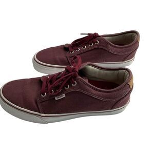 Vans Pro Ultracrush Maroon Skateboard Low Top Sneakers Shoes Men's Size 8